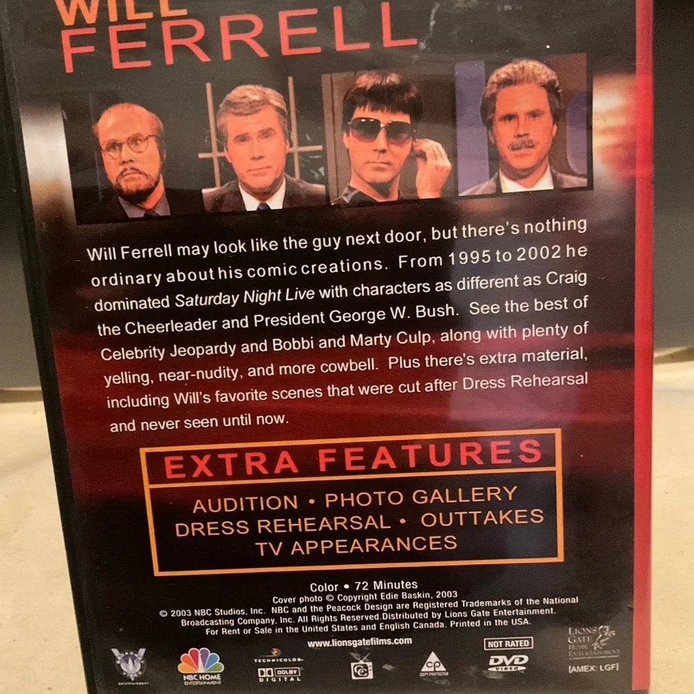 DVD - Saturday Night Live. The best of Will Ferrell. V60